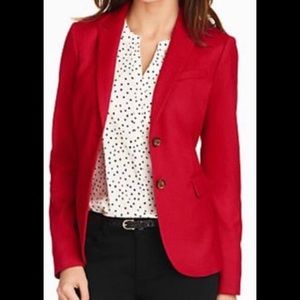 Talbots Italian Flannel Blazer Jacket Sz 6 Petite